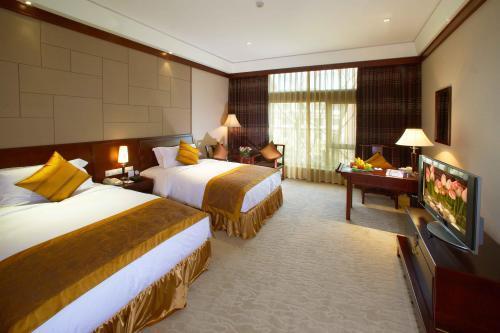 Crowne Plaza Hangzhou Xanadu Resort Kamer foto
